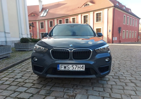 BMW X1 cena 77500 przebieg: 84000, rok produkcji 2017 z Wschowa małe 667